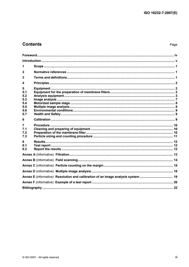 ISO 16232-7:2007 - Road vehicles -- Cleanliness of components of fluid circuits