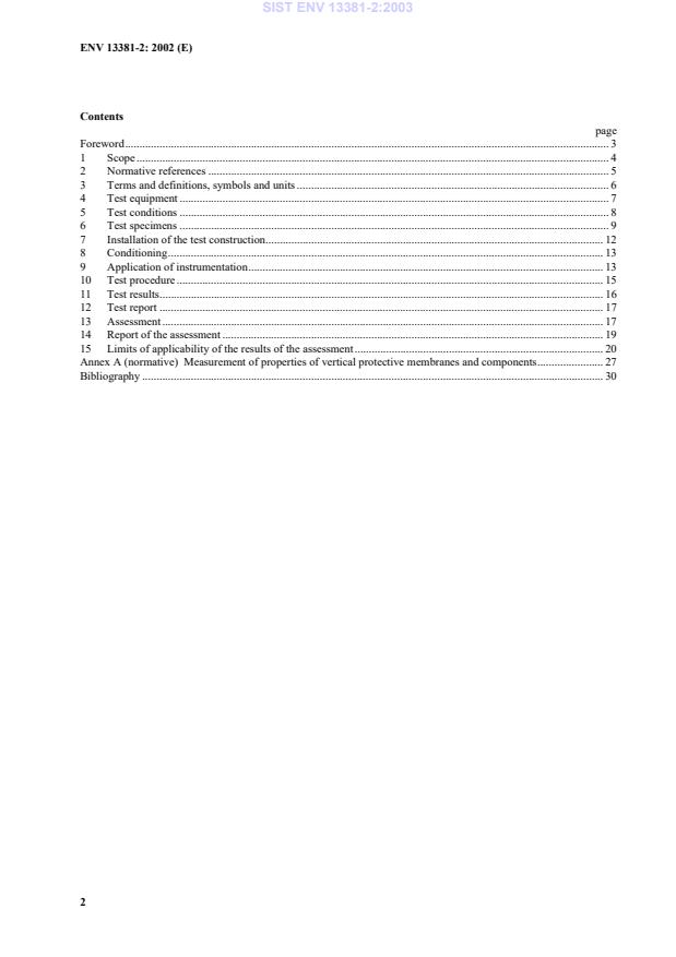 ENV 13381-2:2002 ENV 13381-2:2003 - Page 4 preview