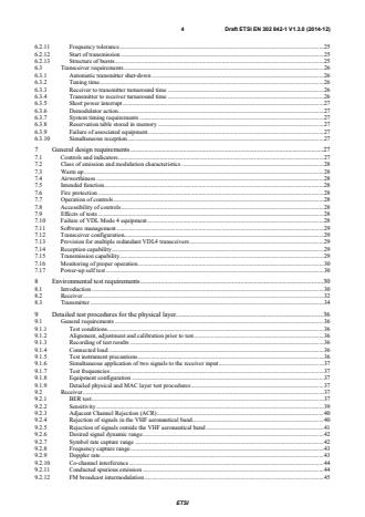 SIST EN 302 842-1 V1.3.1:2015 ETSI EN 302 842-1 V1.3.0 (2014-12) - VHF air-ground and air-air Digital Link (VDL) Mode 4 radio equipment; Technical characteristics and methods of measurement for aeronautical mobile (airborne) equipment; Part 1: Physical layer - Page 4 preview