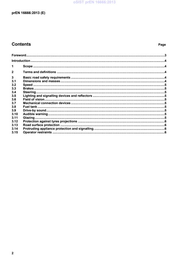 prEN 16666 prEN 16666:2013 - Page 4 preview