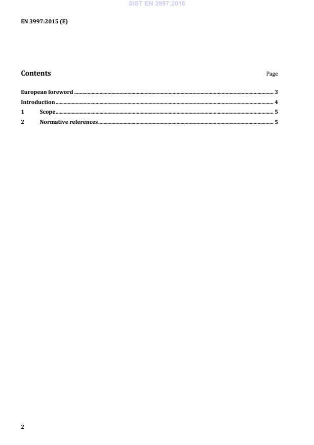 EN 3997:2015 EN 3997:2016 - Page 4 preview