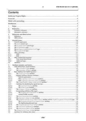 ETSI EN 319 122-1 V1.1.1 (2016-04) - Electronic Signatures and Infrastructures (ESI); CAdES digital signatures; Part 1: Building blocks and CAdES baseline signatures