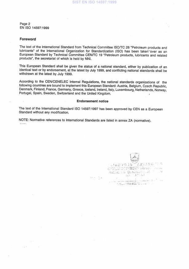 EN ISO 14597:1999 EN ISO 14597:1999 - Page 4 preview