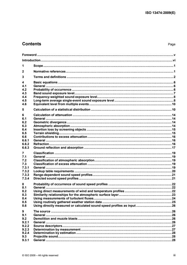 ISO 13474:2009 - Acoustics -- Framework for calculating a distribution of sound exposure levels for impulsive sound events for the purposes of environmental noise assessment