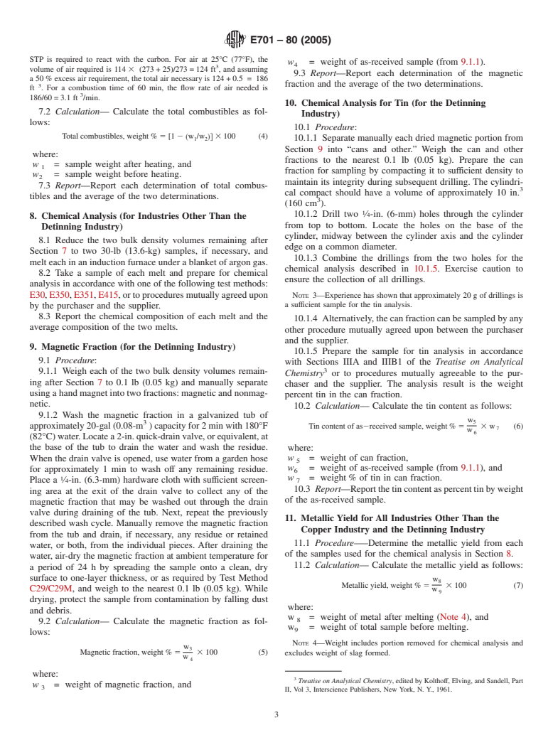 ASTM E701-80(2005) - Standard Test Methods for Municipal Ferrous Scrap