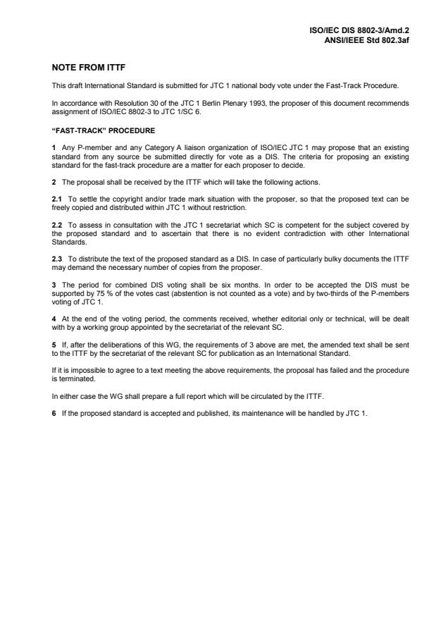 ISO/IEC 8802-3/PDAM 2 - Data Terminal Equipment (DTE) power via Media Dependent Interface (MDI)