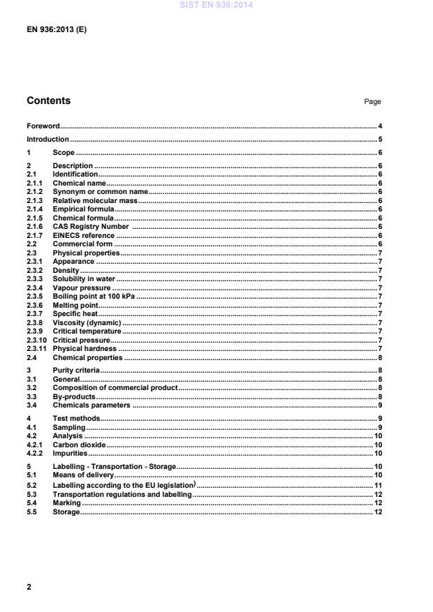 SIST EN 936:2014 SIST EN 936:2014 - BARVE - Page 4 preview