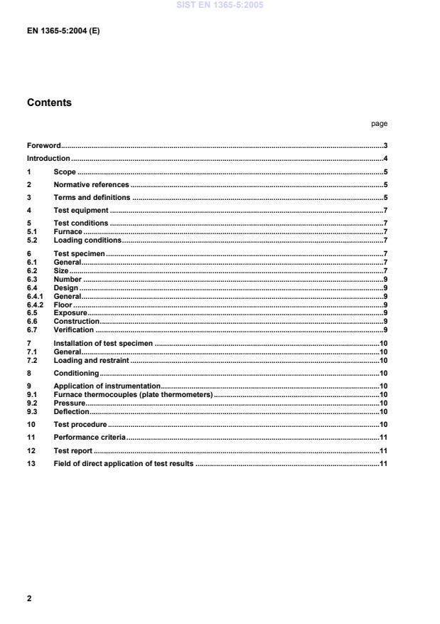 SIST EN 1365-5:2005 SIST EN 1365-5:2005 - Page 4 preview
