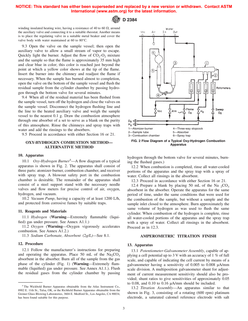 ASTM D2384-83(2000)e1 - Standard Test Methods for Traces of Volatile Chlorides in Butane-Butene Mixtures