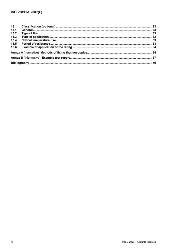 ISO 22899-1:2007 ISO 22899-1:2007 - Determination of the resistance to jet fires of passive fire protection materials - Page 4 preview