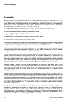 ISO 15198:2004 ISO 15198:2004 - Clinical laboratory medicine — In vitro diagnostic medical devices — Validation of user quality control procedures by the manufacturer
Released:7/16/2004 - Page 4 preview