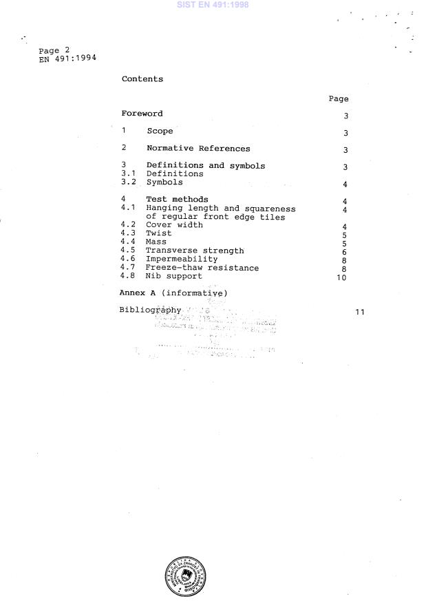 EN 491:1994 EN 491:1998 - Page 4 preview