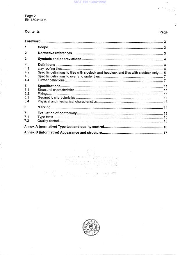 EN 1304:1998 EN 1304:1998 - Page 4 preview