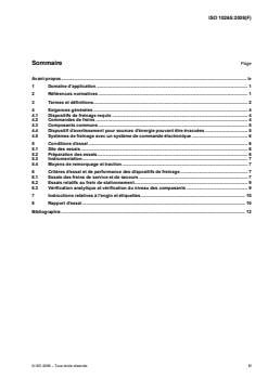 ISO 10265:2008 - Engins de terrassement — Engins à chenilles — Exigences de performance et modes opératoires d'essai des dispositifs de freinage
Released:2/7/2008 - Page 3 preview