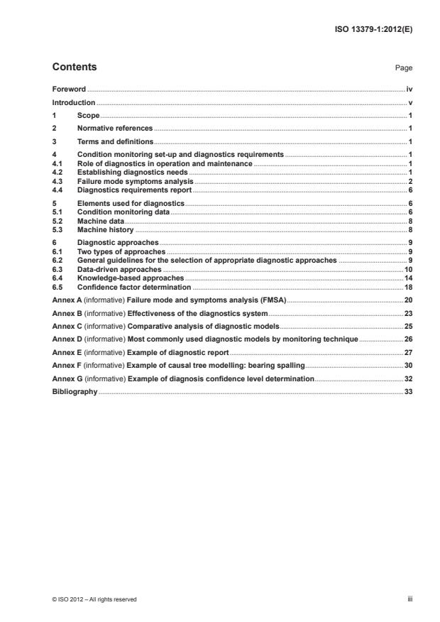 ISO 13379-1:2012 - Condition monitoring and diagnostics of machines -- Data interpretation and diagnostics techniques