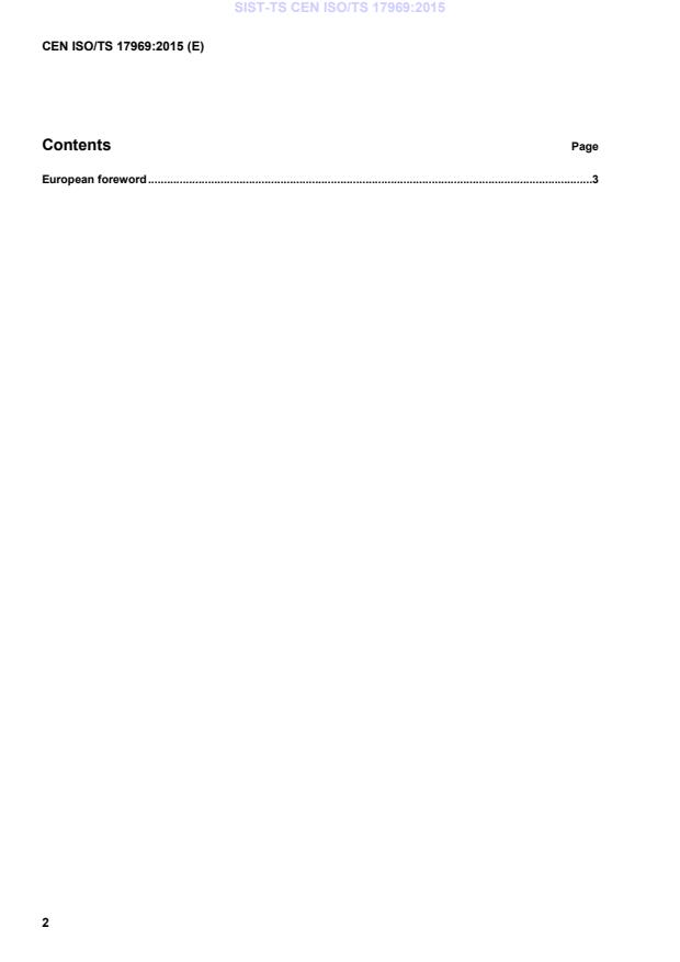 CEN ISO/TS 17969:2015 TS CEN ISO/TS 17969:2015 - BARVE - Page 4 preview