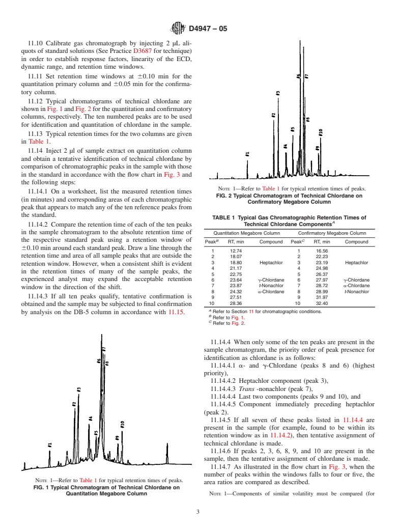 ASTM D4947-05 - Standard Test Method for Chlordane and Heptachlor Residues in Indoor Air (Withdrawn 2011)