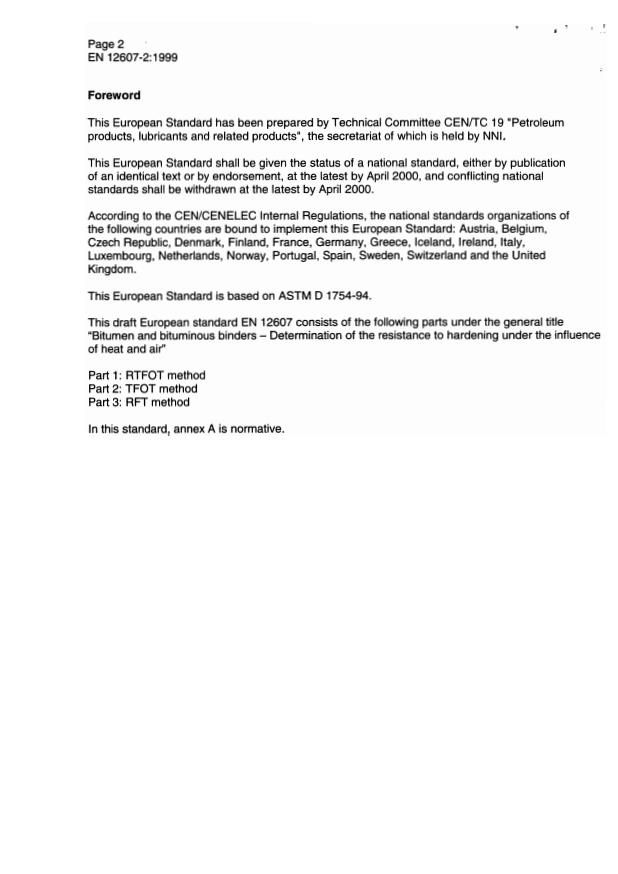 EN 12607-2:1999 EN 12607-2:2000 - Page 4 preview