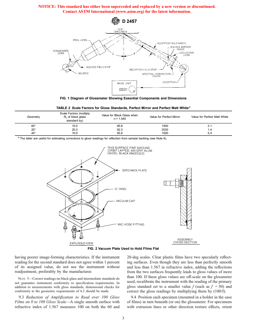 ASTM D2457-97 - Standard Test Method for Specular Gloss of Plastic Films and Solid Plastics