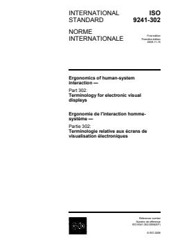 ISO 9241-302:2008 - Page 1 preview