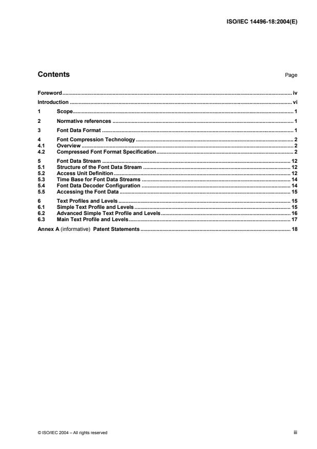 ISO/IEC 14496-18:2004 - Information technology -- Coding of audio-visual objects