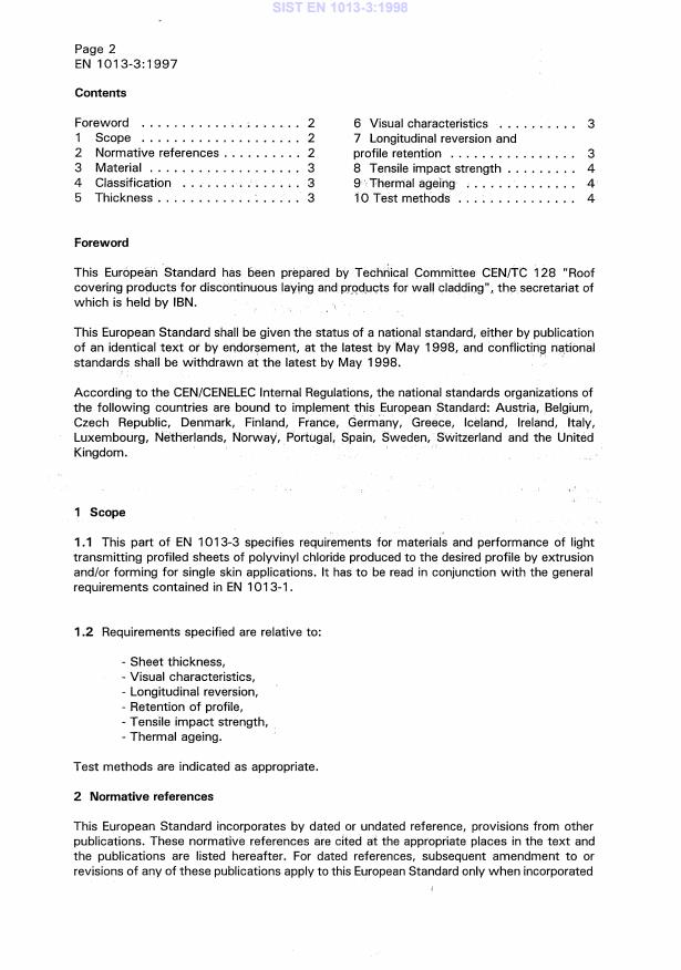 EN 1013-3:1997 EN 1013-3:1998 - Page 4 preview