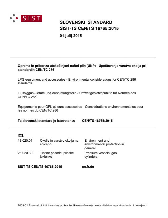 SIST-TS CEN/TS 16765:2015 - BARVE na PDF-strani 15,16