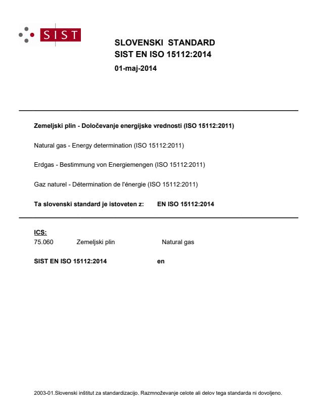 EN ISO 15112:2014