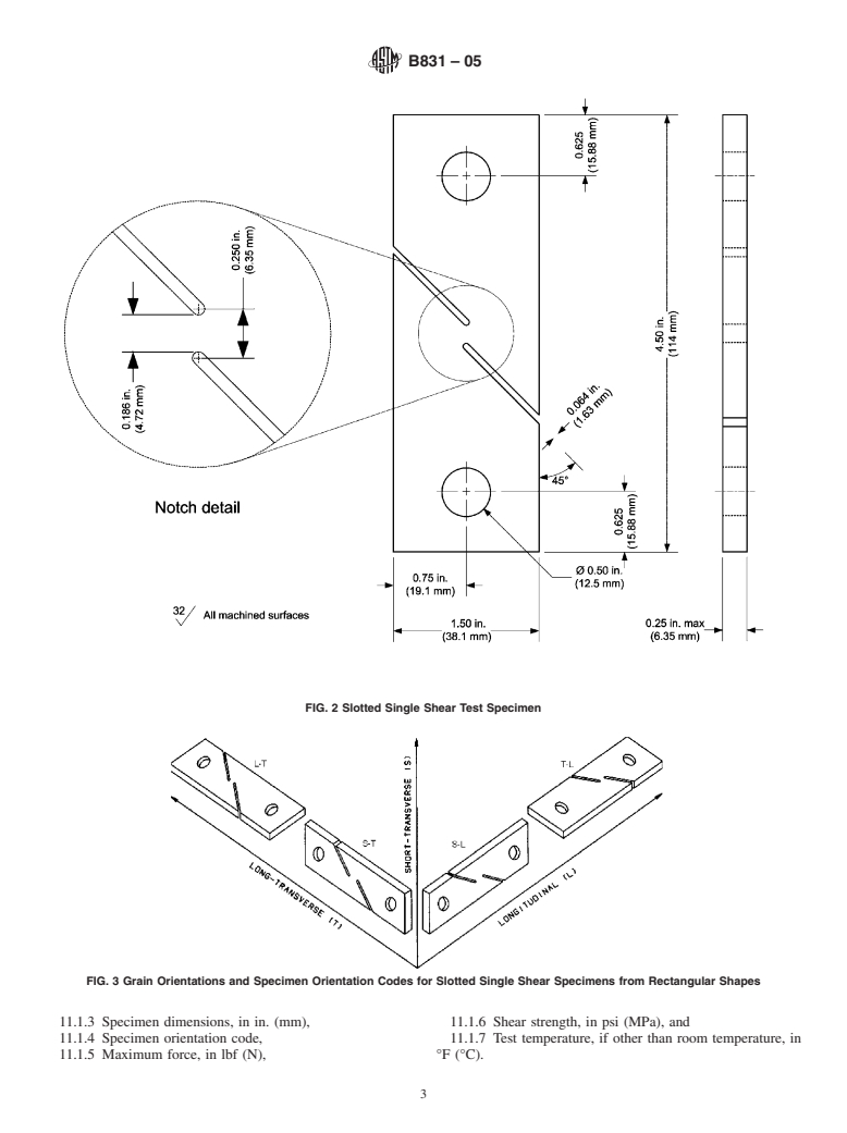 ASTM B831-05 - Standard Test Method for Shear Testing of Thin Aluminum Alloy Products