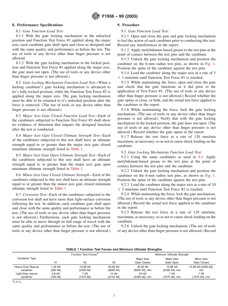 ASTM F1956-99(2005) - Standard Specification for Rescue Carabiners