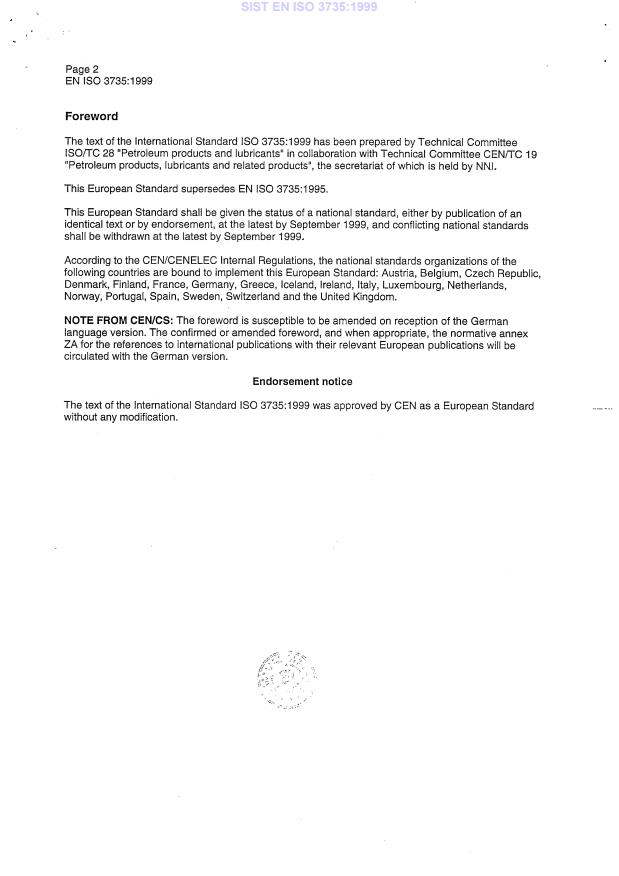 SIST EN ISO 3735:1999 SIST EN ISO 3735:1999 - Page 4 preview