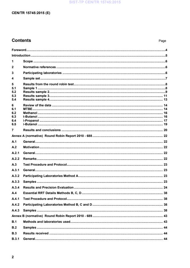 SIST-TP CEN/TR 15745:2015 SIST-TP CEN/TR 15745:2015 - BARVE - Page 4 preview