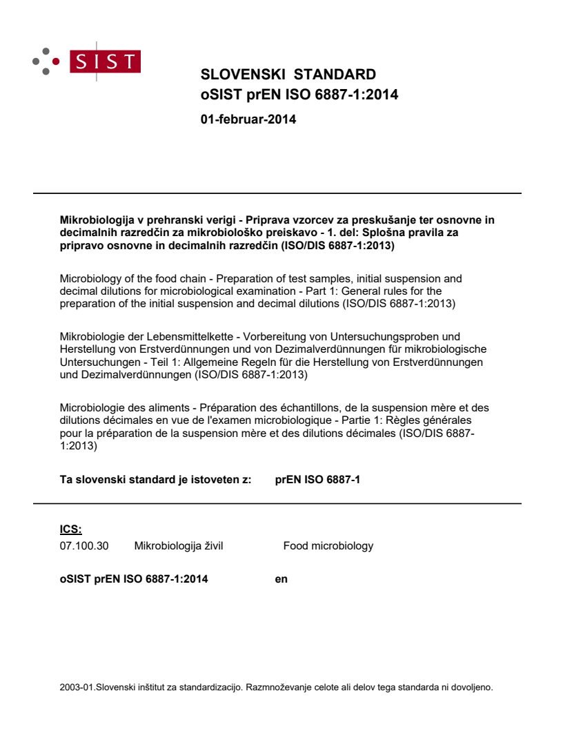 prEN ISO 6887-1:2014