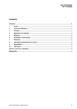 ISO 3728:2004 - Ice-cream and milk ice — Determination of total solids content (Reference method)
Released:11/25/2004 - Page 3 preview