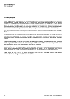 ISO 3728:2004 - Crème glacée et glace au lait — Détermination de la teneur en matière sèche totale (Méthode de référence)
Released:11/25/2004 - Page 4 preview