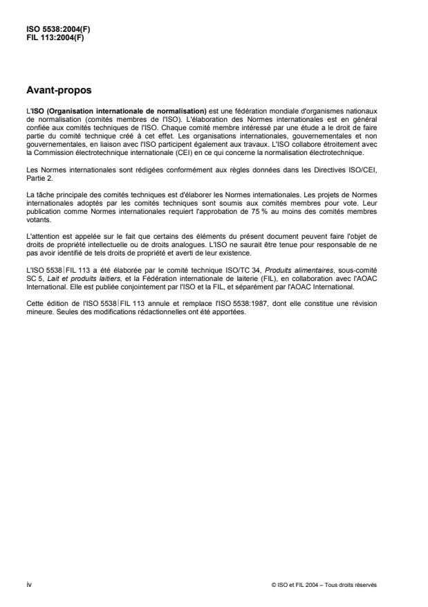 SIST ISO 5538:2011 ISO 5538:2004 - Lait et produits laitiers -- Échantillonnage -- Contrôle par attributs - Page 4 preview