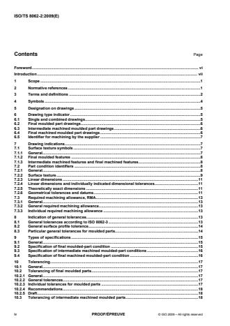 ISO/TS 8062-2:2013 ISO/TS 8062-2:2013 - Geometrical product specifications (GPS) -- Dimensional and geometrical tolerances for moulded parts - Page 4 preview