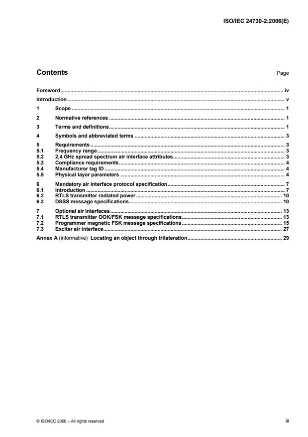 ISO/IEC 24730-2:2006 - Information technology -- Real-time locating systems (RTLS)