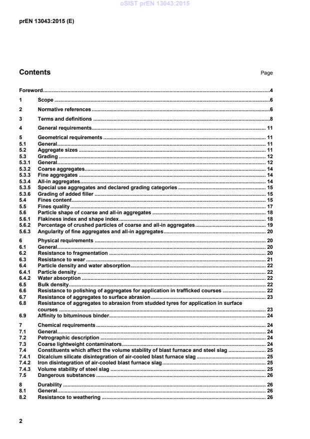 kSIST prEN 13043:2017 oSIST prEN 13043:2015 - Page 4 preview