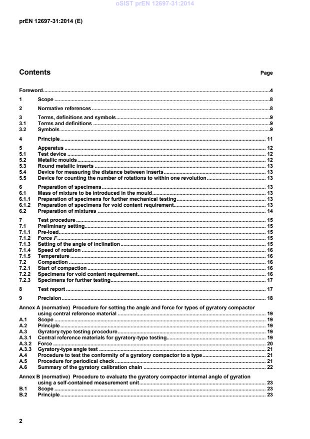 oSIST prEN 12697-31:2014 oSIST prEN 12697-31:2014 - Page 4 preview