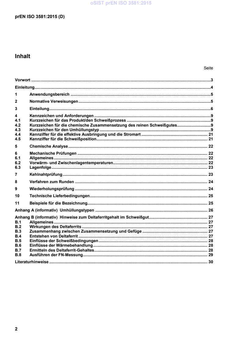 EN ISO 3581:2016 prEN ISO 3581:2015 - Page 4 preview