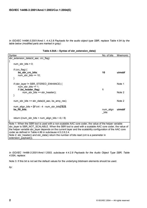 ISO/IEC 14496-3:2001/Amd 1:2003/Cor 1:2004 ISO/IEC 14496-3:2001/Amd 1:2003/Cor 1:2004 - Page 2 preview