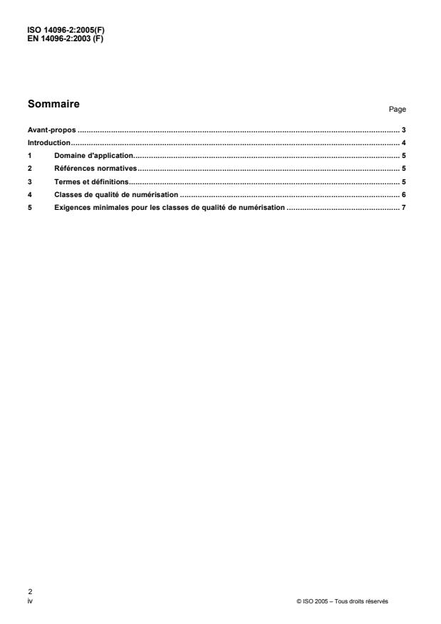 ISO 14096-2:2005 ISO 14096-2:2005 - Essais non destructifs -- Qualification des systemes de numérisation des films radiographiques - Page 4 preview