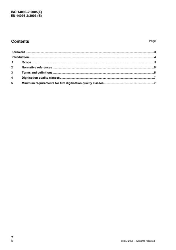 ISO 14096-2:2005 ISO 14096-2:2005 - Non-destructive testing -- Qualification of radiographic film digitisation systems - Page 4 preview