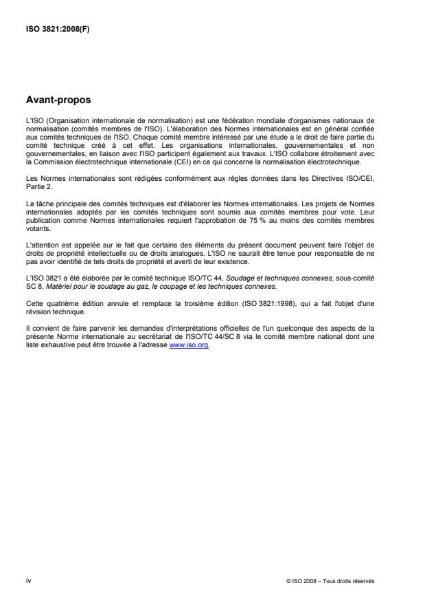 ISO 3821:2008 ISO 3821:2008 - Matériel de soudage aux gaz -- Tuyaux souples en caoutchouc pour le soudage, le coupage et les techniques connexes - Page 4 preview
