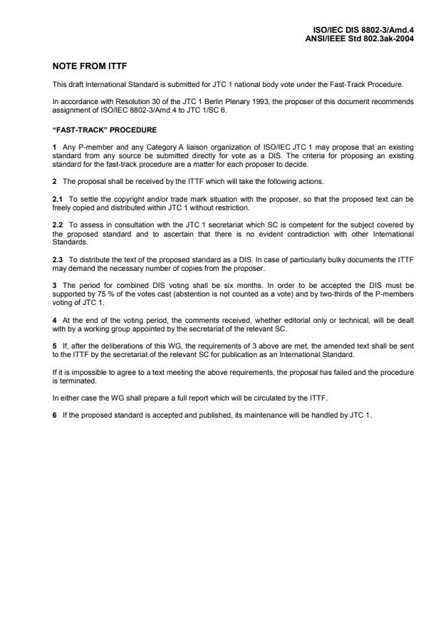 ISO/IEC 8802-3/PDAM 4 - Physical layer and management parameters for 10Gb/s operation, type 10GBASE-CX4