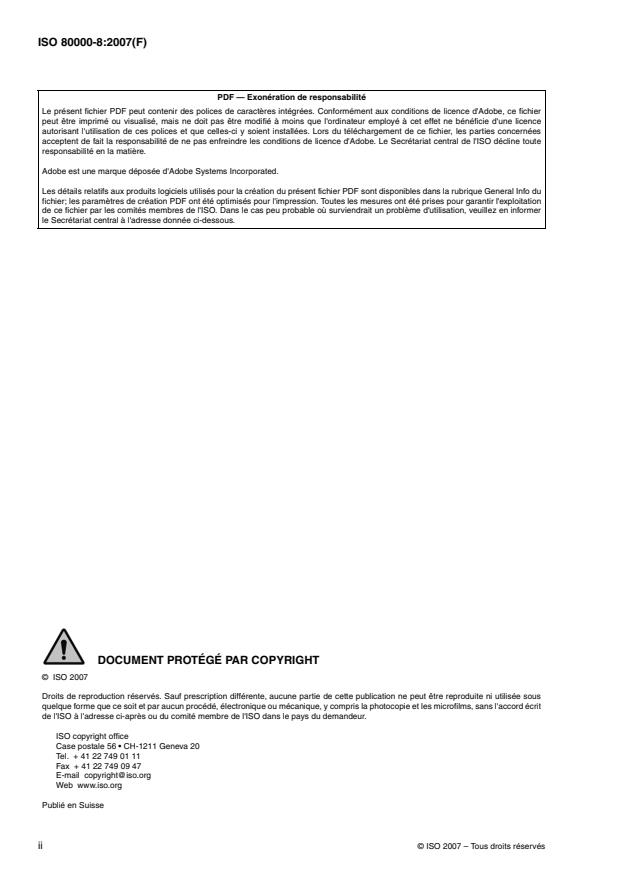 ISO 80000-8:2007 ISO 80000-8:2007 - Grandeurs et unités - Page 2 preview