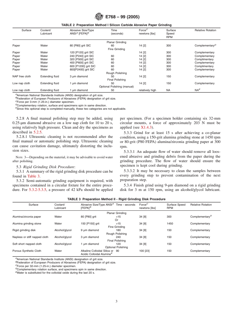 ASTM E768-99(2005) - Standard Guide for Preparing and Evaluating Specimens for Automatic Inclusion Assessment of Steel