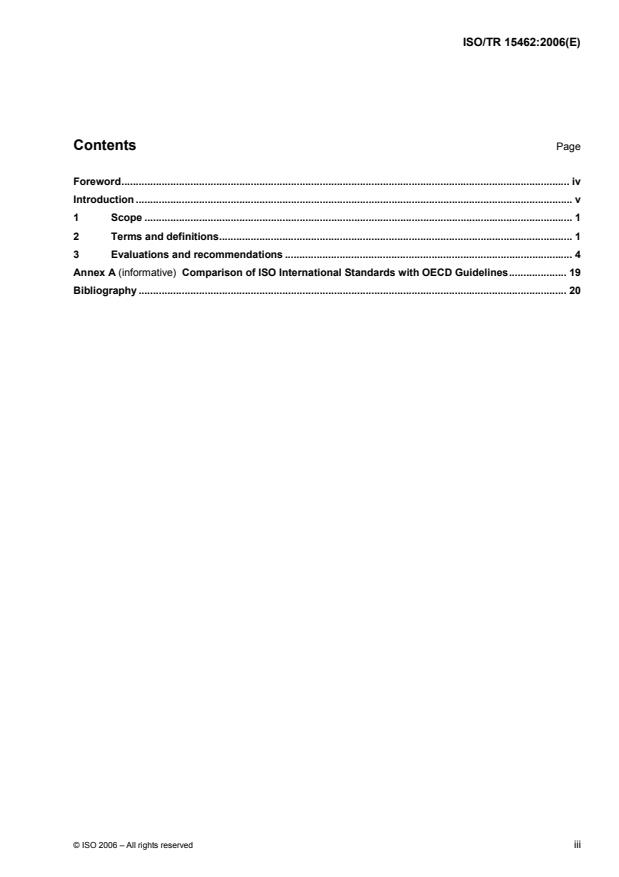 ISO/TR 15462:2006 - Water quality -- Selection of tests for biodegradability