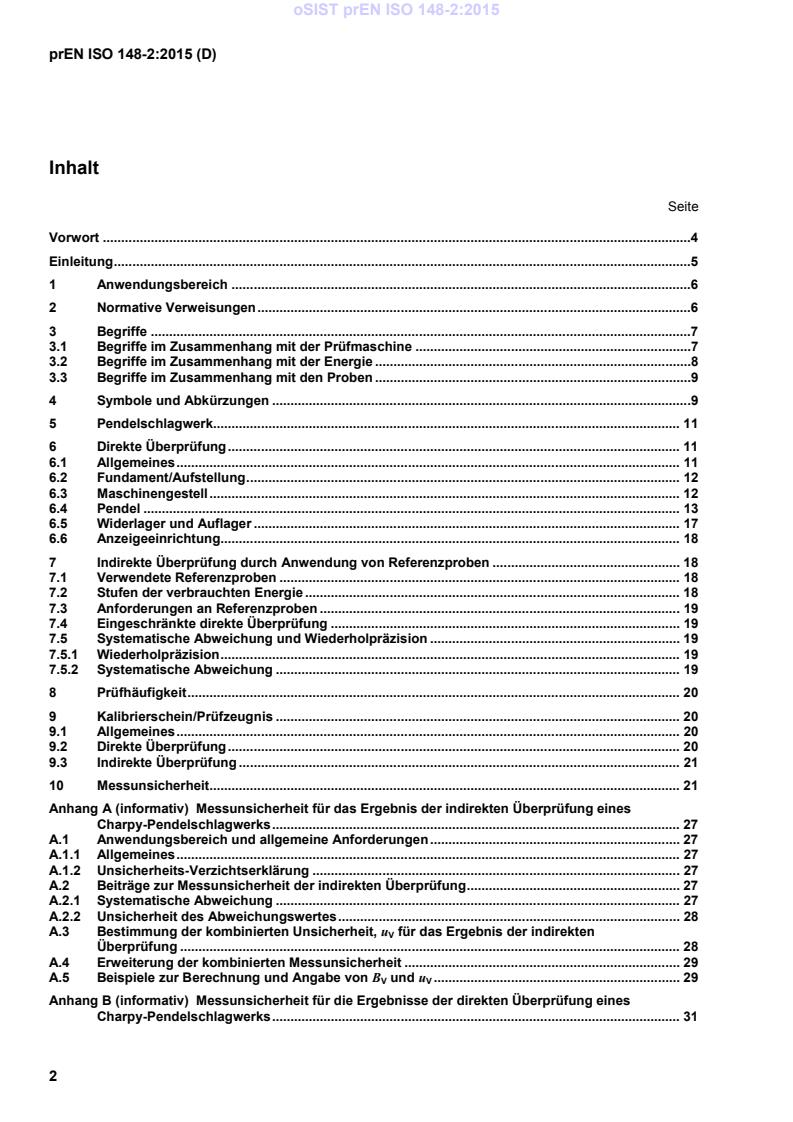 EN ISO 148-2:2016 prEN ISO 148-2:2015 - Page 4 preview